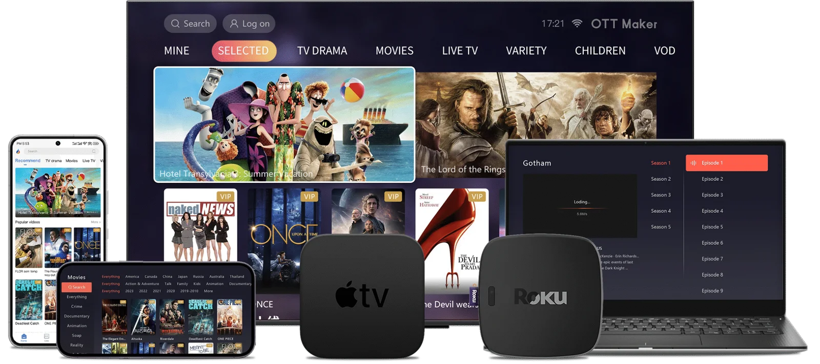 Sydney IPTV channel categories preview