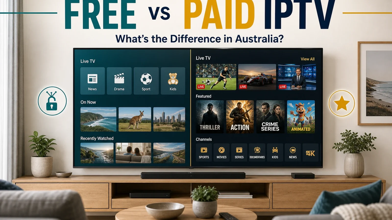 Free vs Paid IPTV in Australia: What’s the Difference?